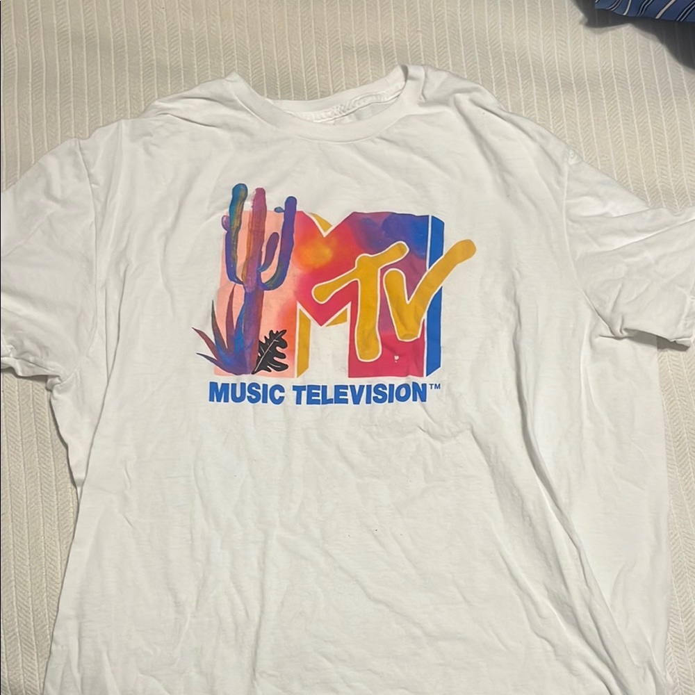 MTV Graphic White T-Shirt